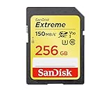 SDカード 256GB SDXC Class10 UHS-I U3 V30 SanDisk Extreme SDSDXV5-256G-GHENN エコパッケージ